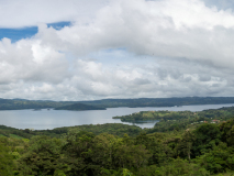 Arenal lake pano view